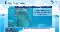 Desktop Screenshot of dolphinhealing.net